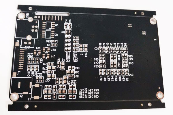 啞光黑線路板 黑油線路板,雙面黑色pcb板